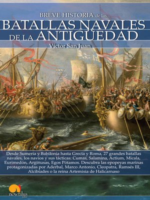 cover image of Breve historia de las batallas navales de la Antigüedad
